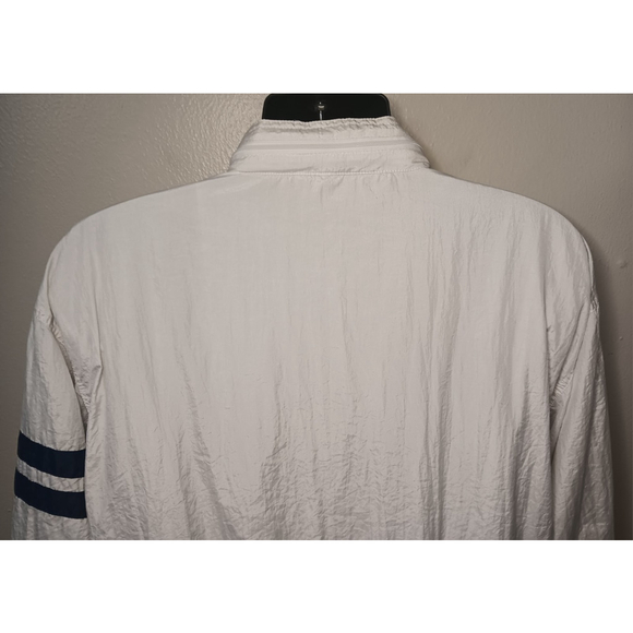 Vintage Crystal Cruises Serenity Medium Jacket White Windbreaker Hood Relax - Picture 5 of 9